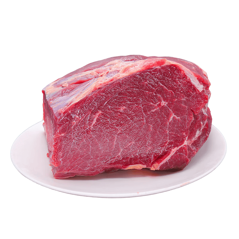 鲜京采 国产黄牛谷饲原切牛腿肉3斤 生鲜牛肉 烧烤炖煮食材