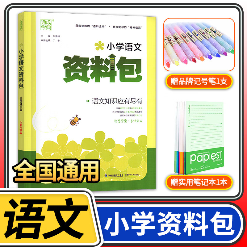 小学语文资料包全国通用大字护眼版 通城学典 小考语文资料包知识大