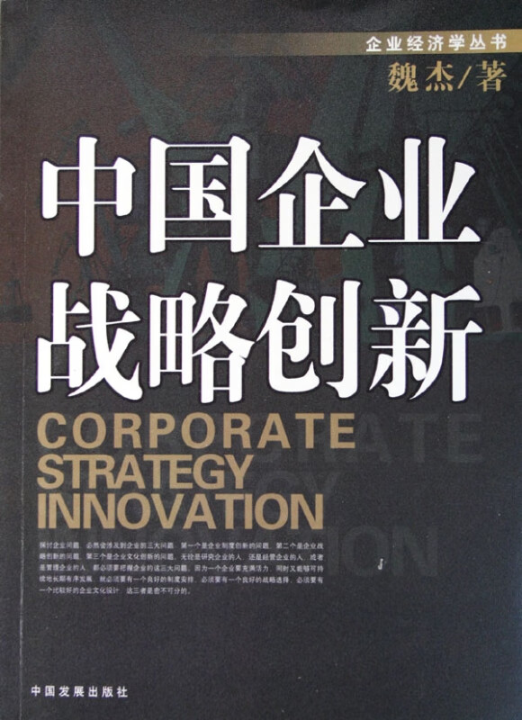 中国企业战略创新/企业经济学丛书