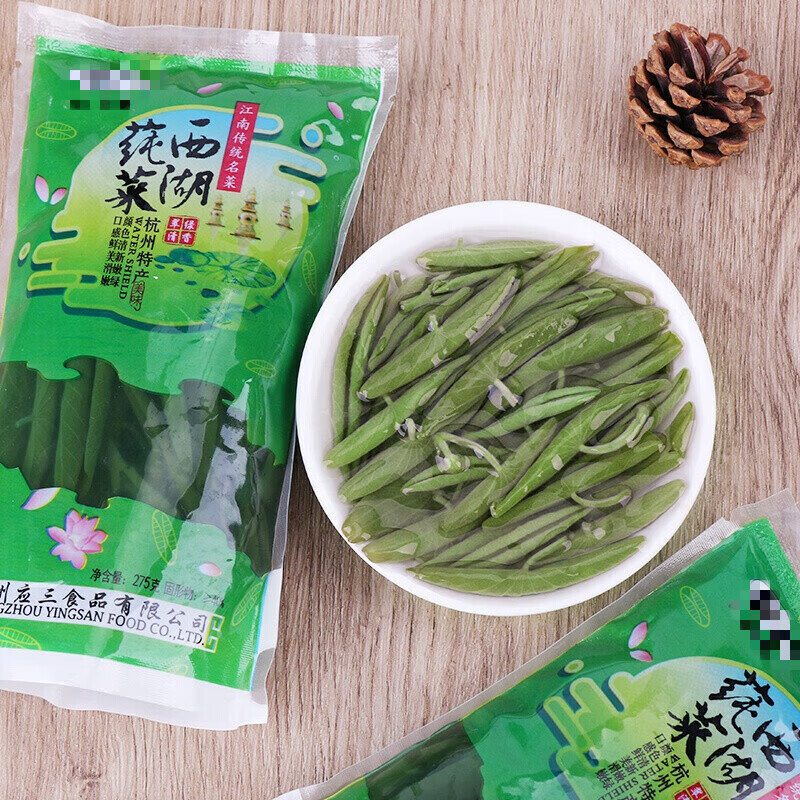 吉利火星 西湖莼菜蔬菜凉拌嫩芽马蹄草净菜杭州特产新鲜莼菜瓶装 70g*