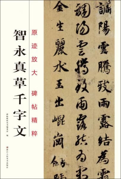 智永真草千字文/原迹放大碑帖精粹