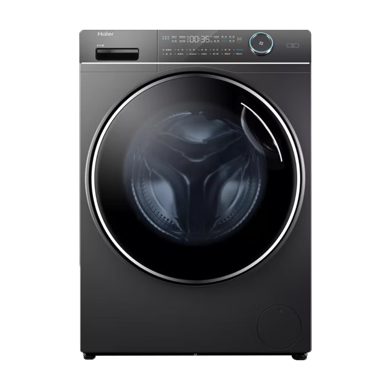 海尔（Haier）洗衣机10公斤超薄全自动滚筒 直驱变频洗衣机 智能投放紫外除 WIFI智控 525mm大筒径以旧换新