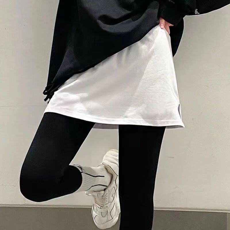 escurltf遮屁裙打底裙神器秋冬下摆内搭遮屁帘叠穿半身裙女百搭小超