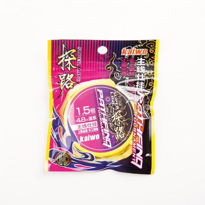 kaiwo开沃精工渔具探路主线仕挂成品黑坑竞技主线台钓鱼线 4.5米 0.