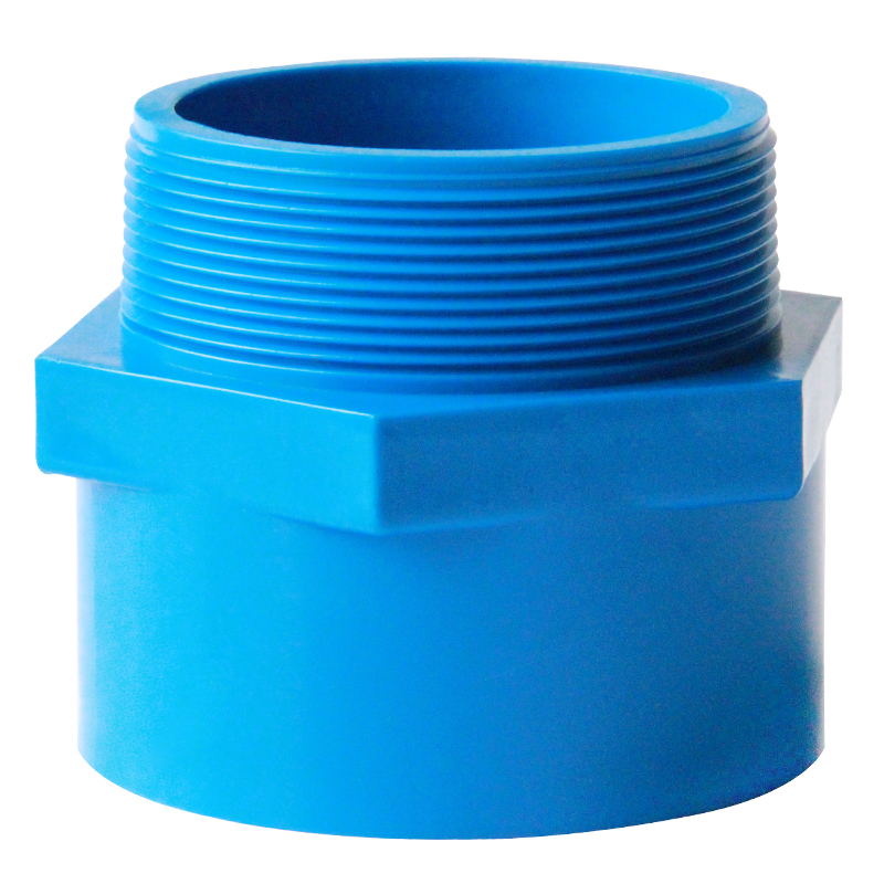 pvc外牙直接 upvc外丝接头直通外螺纹直接塑料给水管件配件90 110