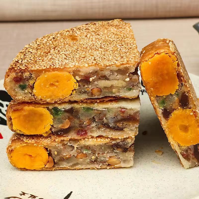 橙伯乐南溆浦特产麻子月饼散装传统手工五仁鲜肉蛋黄大月饼礼盒装批发