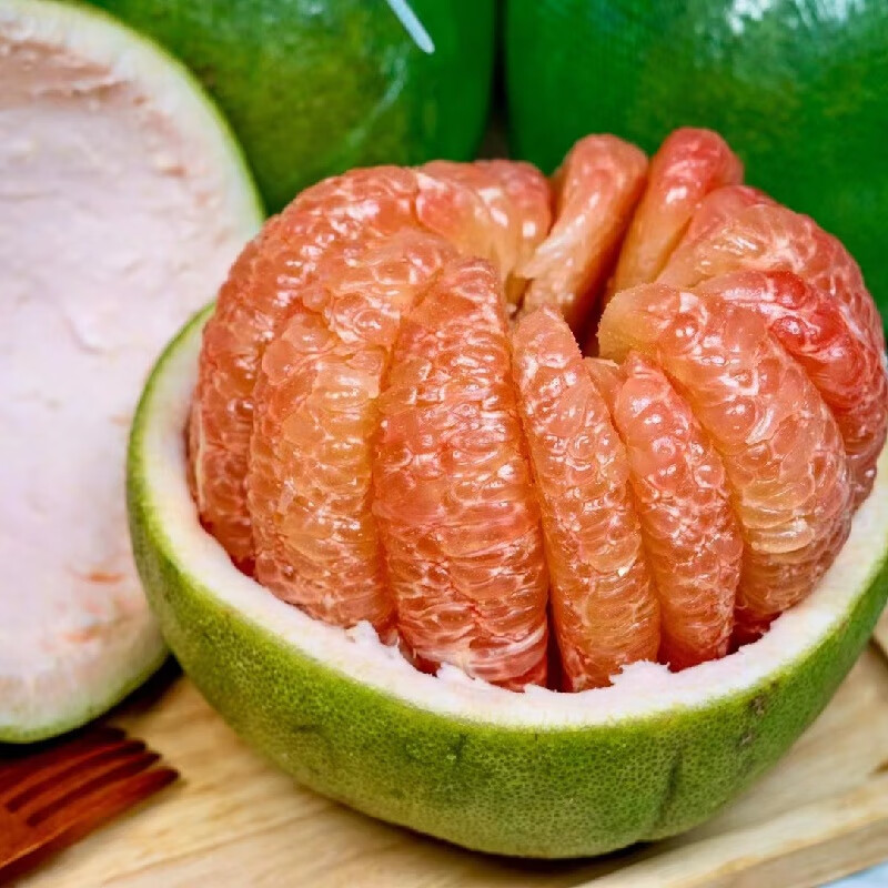 莆鲜泰国翡翠柚郑师傅泰柚功夫柚大果进口蜜柚红心金柚水果3/6个 3个