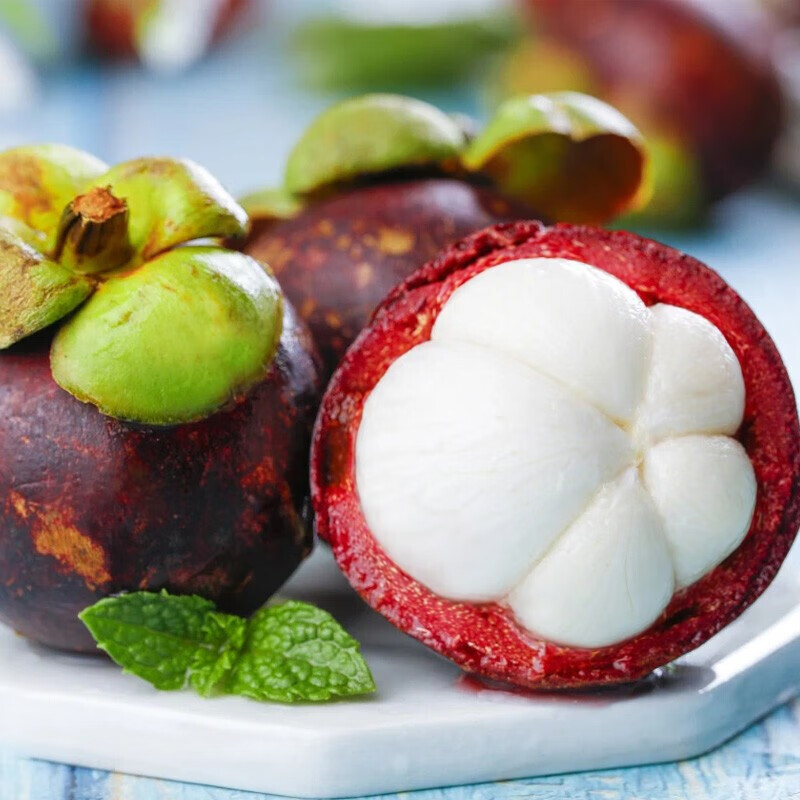 吧唧果泰国进口山竹精选5a大果 新鲜水果 5a大果 净重1斤装