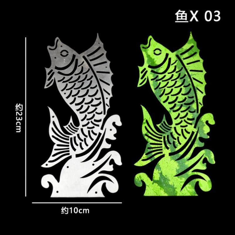 西瓜皮雕刻模具花雕模板西瓜皮图案家用雕花创意商用果盘西瓜雕刻生日