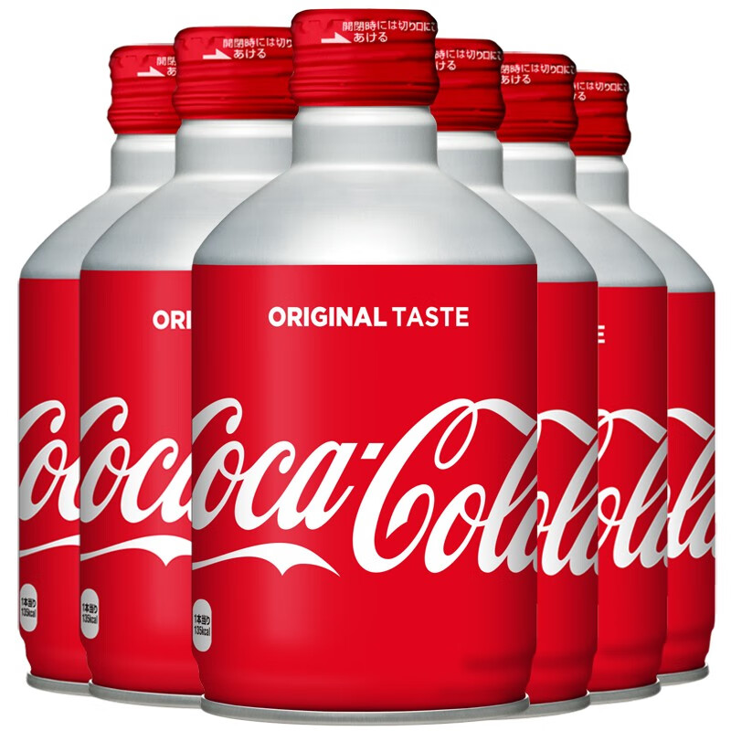 �ɿڿ��֣�Coca-Cola���ձ�ԭװ���� �հ�ɿڿ��������ӵ�ͷ������ˮ̼������ 300mL 6��