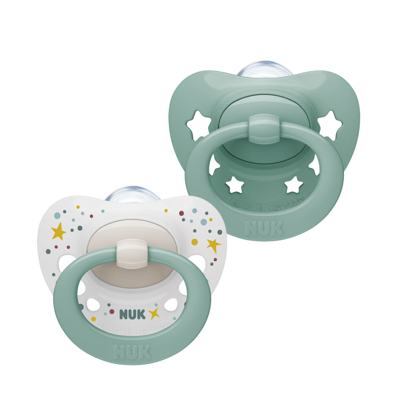 NUK�¹�����Ӥ���轺ӡ���������� ��ɫ��0-6��2��װ������������