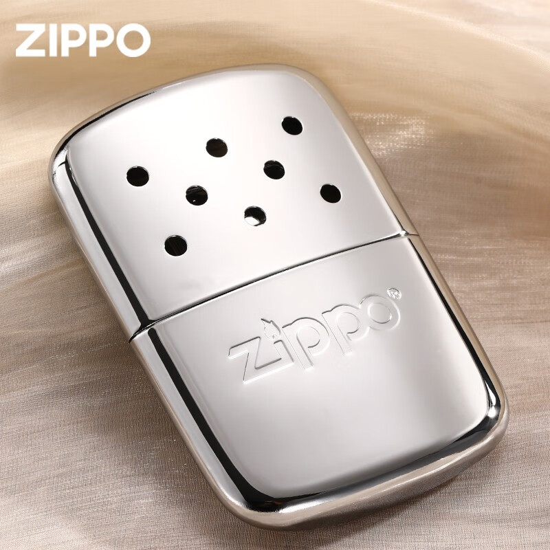 ZiPPO美国进口zippo怀炉 之宝冬季伴侣触媒式暖手炉送女朋友礼物ZP煤油 银色怀炉【不含燃料】