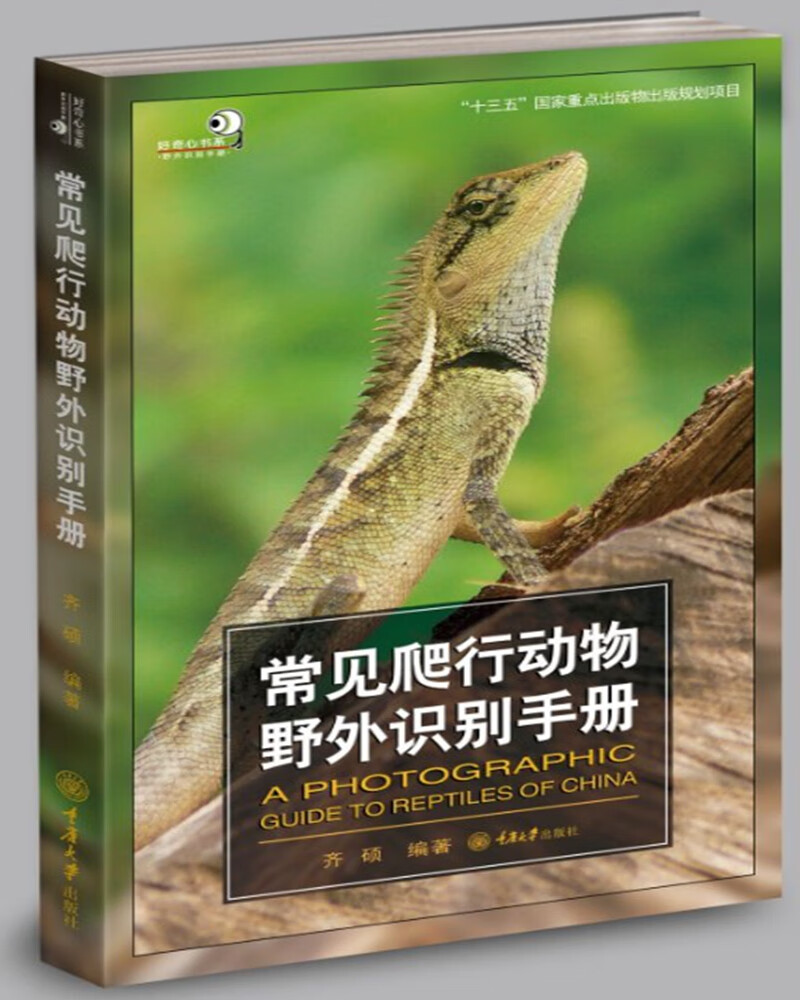 常见爬行动物野外识别手册/科普读物/书籍