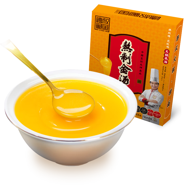 德叔鮑魚正宗熬制金湯佛跳墻原湯250g加熱即食高湯濃縮汁火鍋湯汁非勾兌