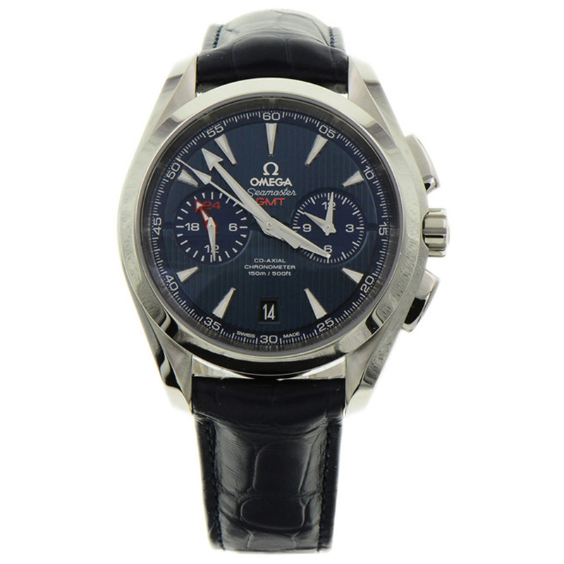 99新未使用欧米茄海马系列计时gmt自动机械男士手表231.13.43.52.03.