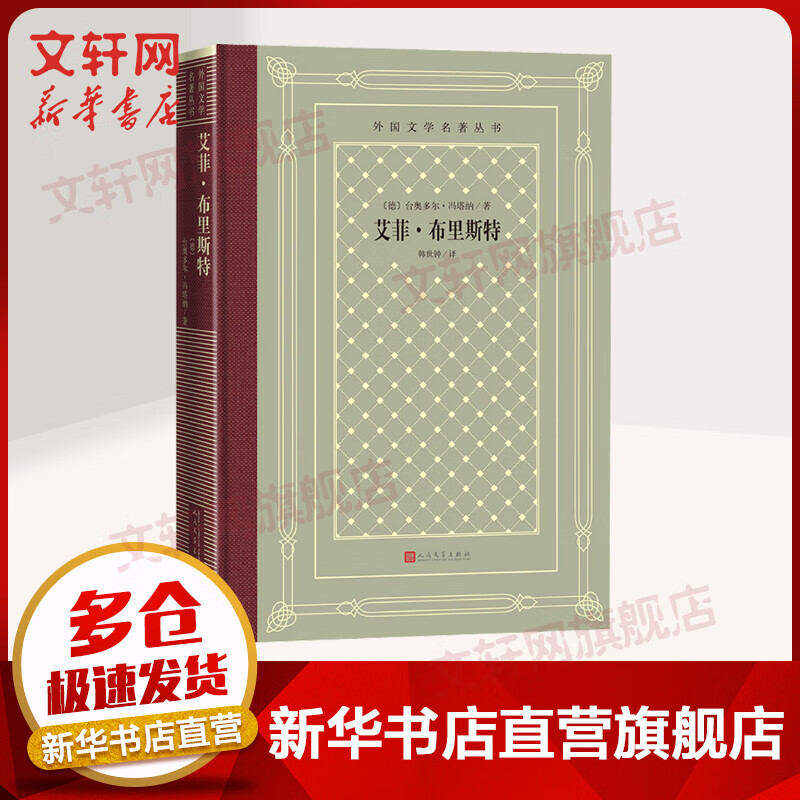 艾菲·布里斯特 外国文学名著读物 大众阅读 精装 网格本 图书
