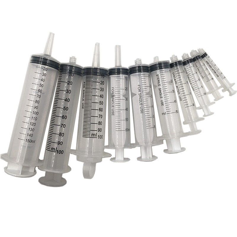 华佰 塑料胶筒 带刻度注射筒大号大容量注射点胶针筒针筒管分装液体油