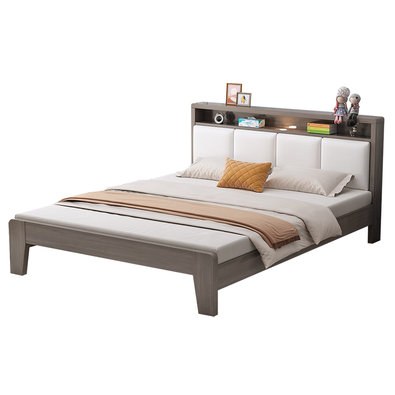 �𻪸� ��˽�� ʵľ�� 1.5*2�� ��ľɫ�Ӻ�� ����˫�˴� 254Ԫ