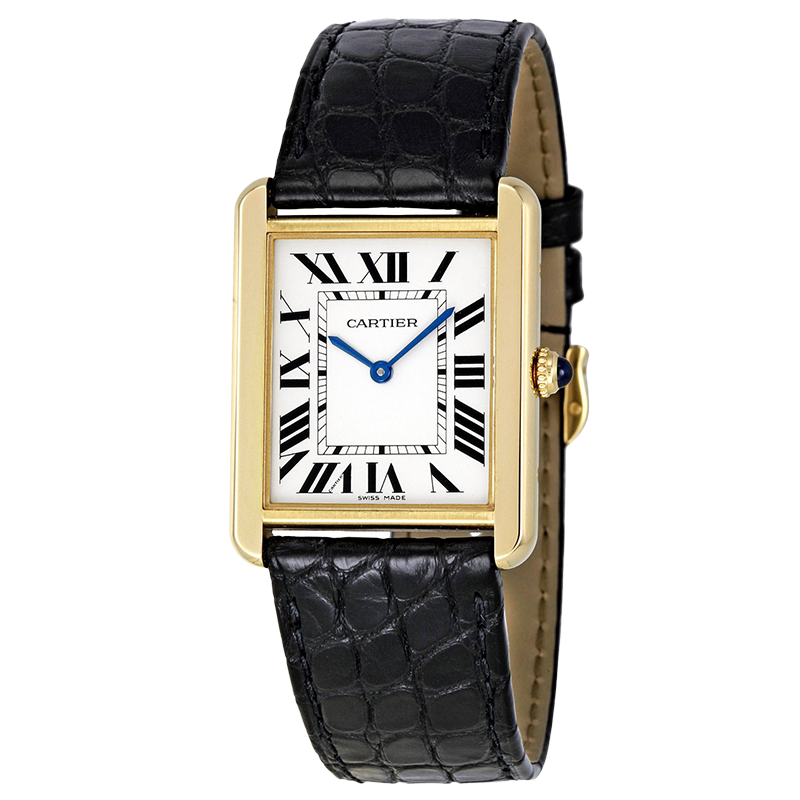 【二手95新】卡地亚cartier坦克系列18k黄金石英女表w5200002二手手表