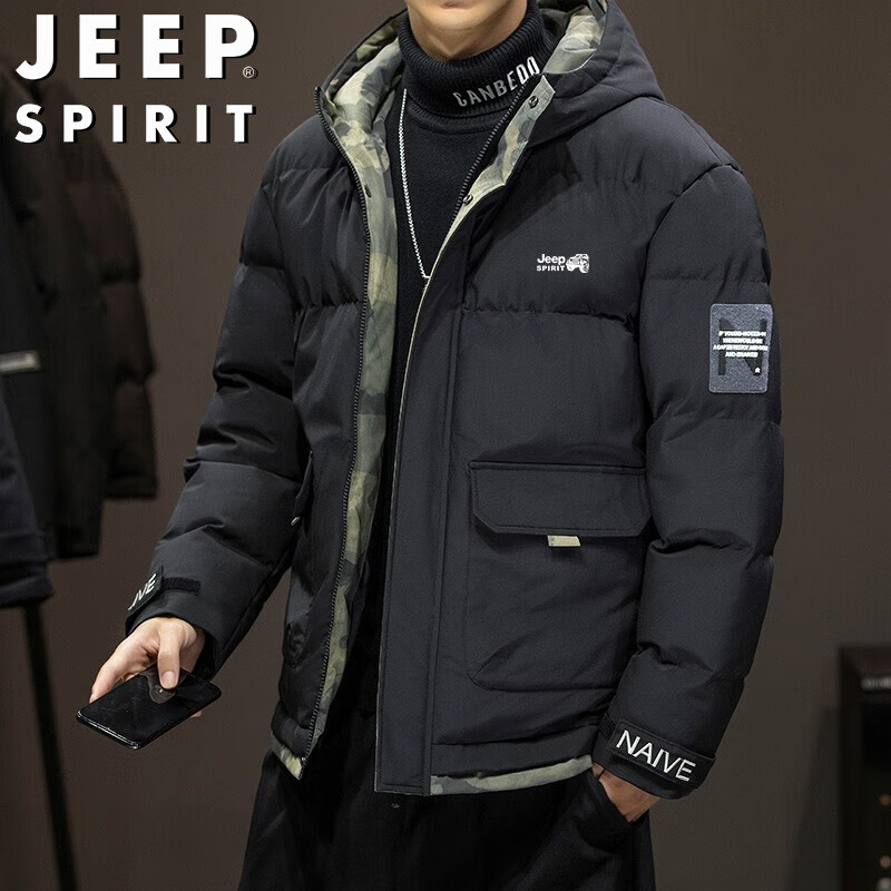 ڲJEEP SPIRIT޷׶п˰ñůװ ɫ 4XL  194Ԫ