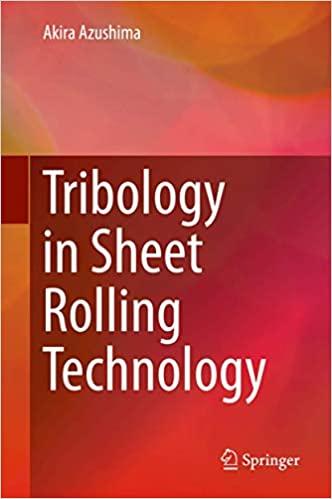 预订Tribology in Sheet Rolling Technology