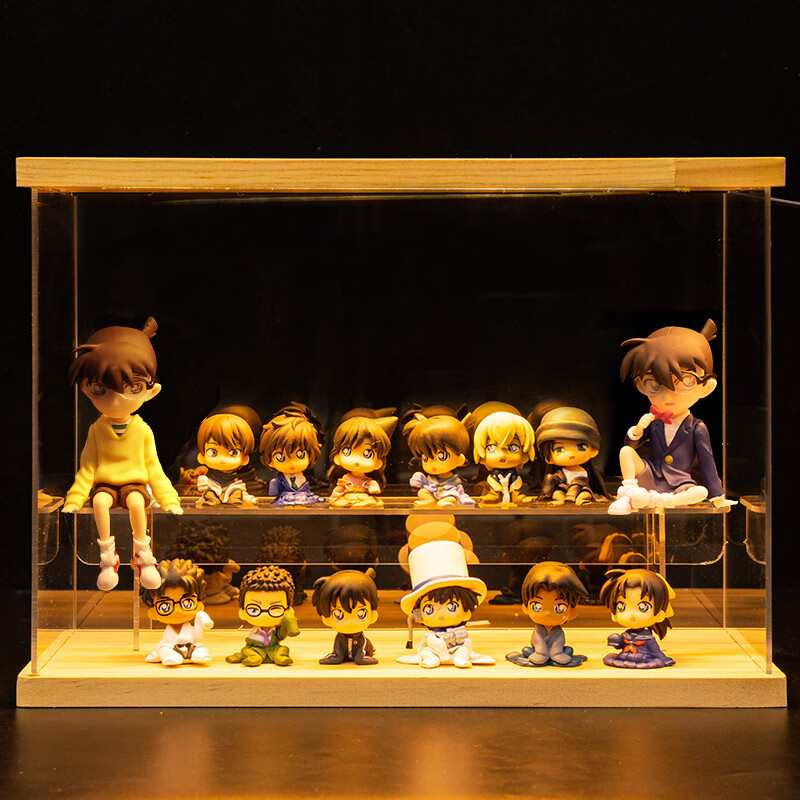 名侦探柯南手办工藤新一毛利兰灰原哀公仔基德周边生日礼物 柯南领结