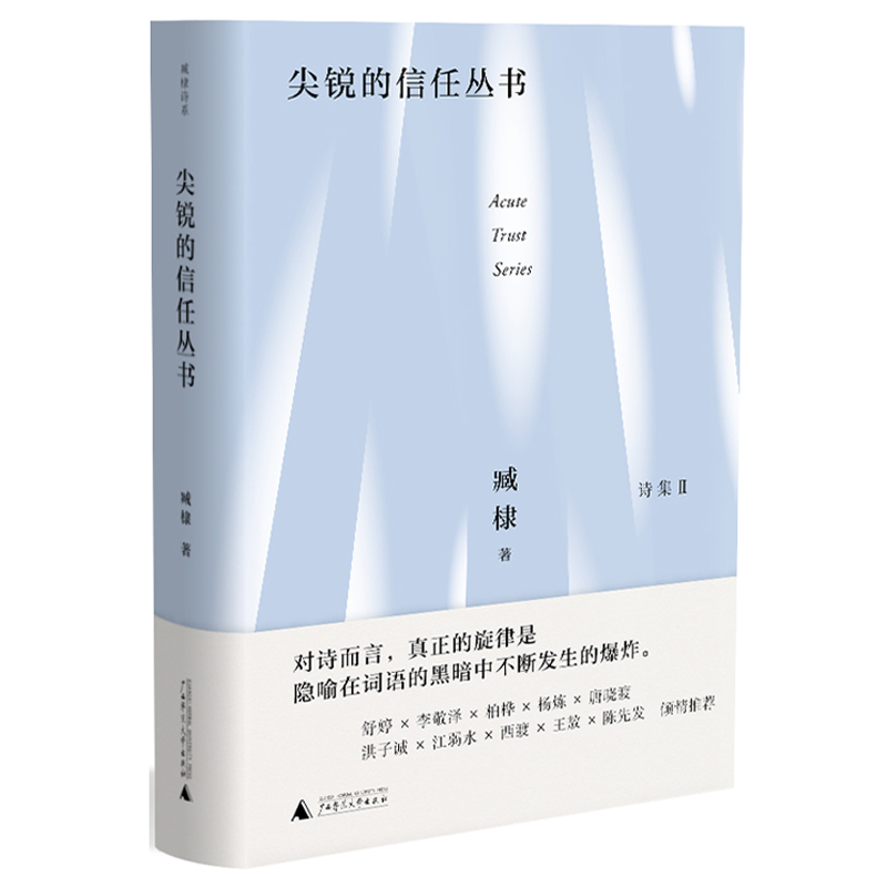 臧棣诗系·尖锐的信任丛书