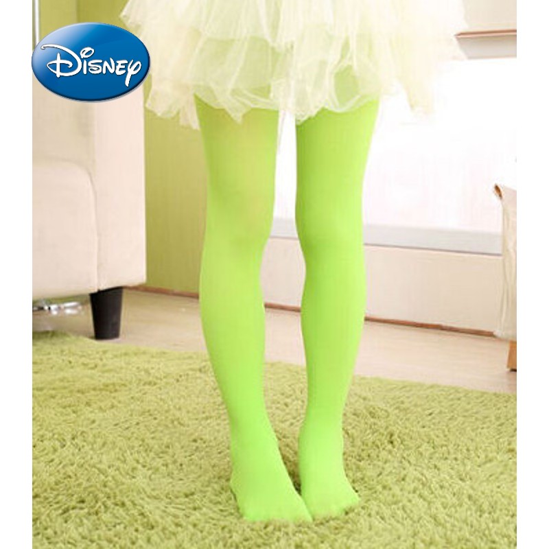 迪士尼(disney)春秋白色舞蹈袜夏季儿童连裤袜宝宝女童加厚打底裤袜子