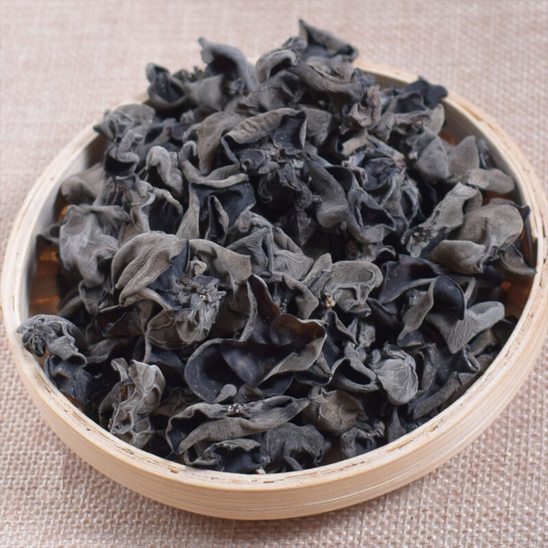 盘中玉新货四川脆耳黑木耳干货小生耳小碗耳秋木耳老鼠耳干木耳肉厚