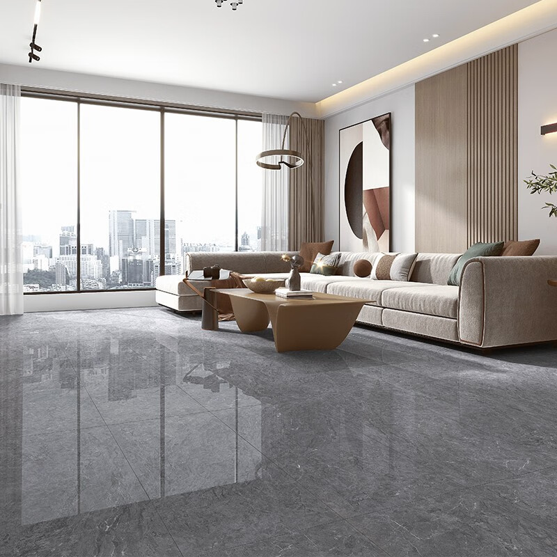 东鹏(dongpeng)  罗曼灰600x1200瓷砖客厅大规格地板砖陶瓷岩板现代