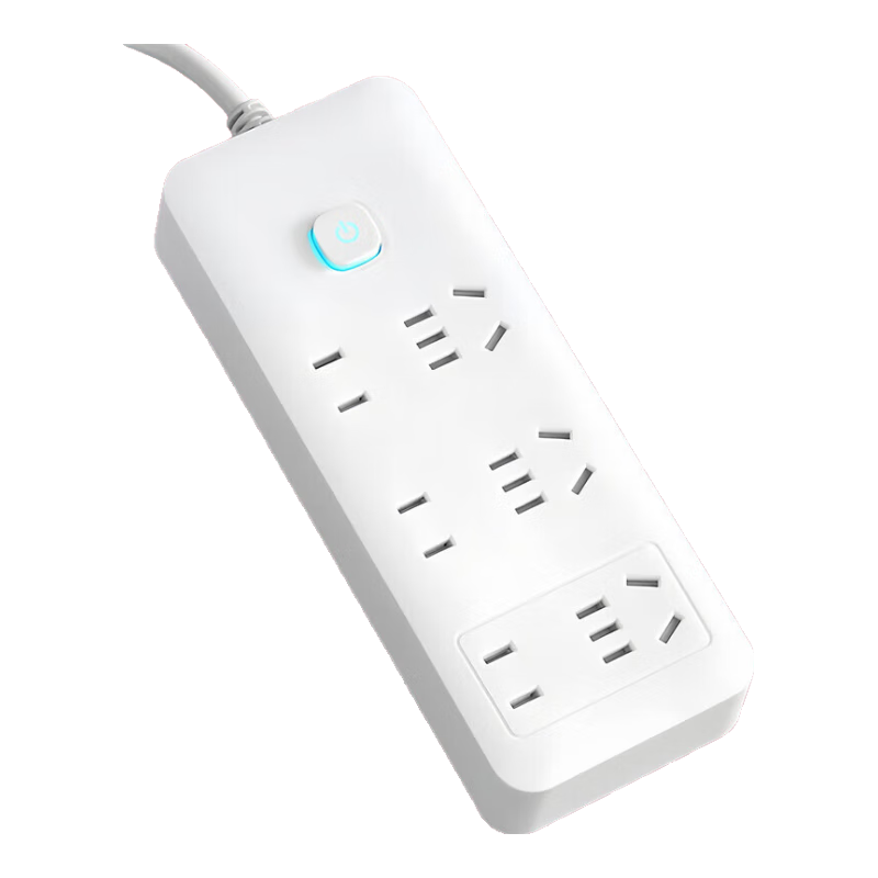 【京东物流】家用智能排插米用家用USB插座板插线板电源多功能开关插排接线板插板 21孔【6插位 1.8米】