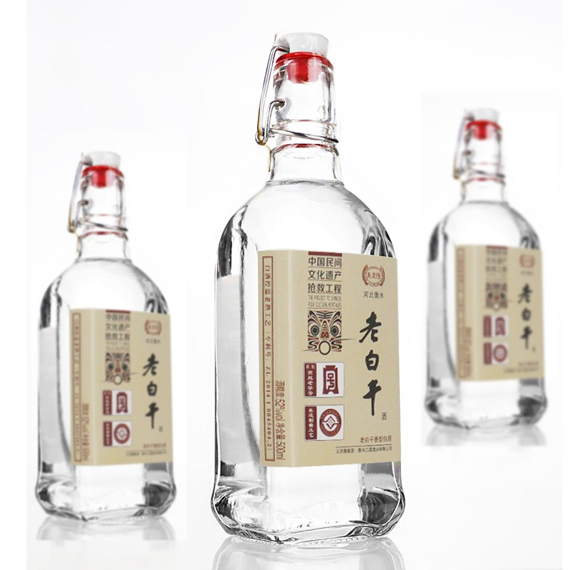 衡记义庆隆老白干52度白酒整箱500ml*4瓶手提礼盒装 小方瓶酒纯粮食酒 52度 500mL 4瓶 小方瓶礼盒装 500ml*4 整箱装