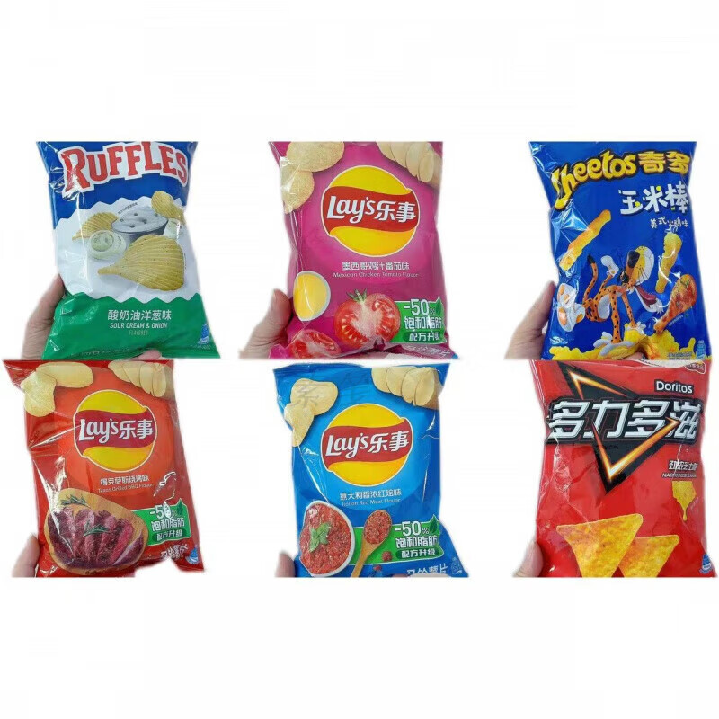 乐事(lays)山姆乐事经典多力多滋6味混合口味解馋薯片追剧办公 顺丰