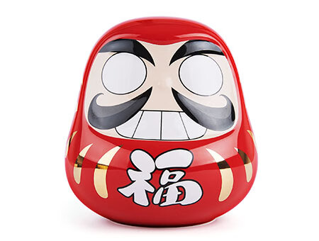 阴阳师周边招福达摩零钱罐