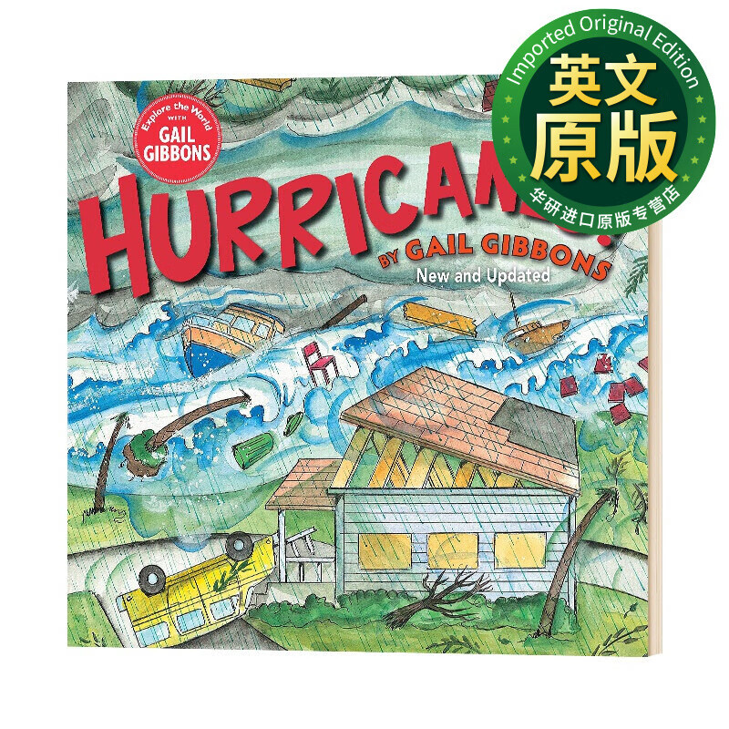 华研原版 hurricanes 盖尔吉本斯少儿百科系列 飓风 新版 英文原版