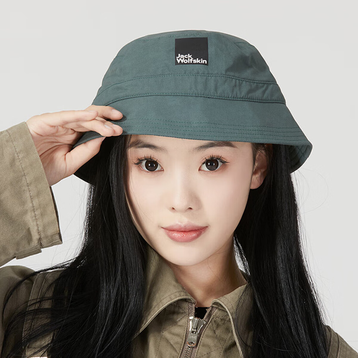 狼爪(jack wolfskin)遮阳帽春夏男女通用户外运动休闲帽子渔夫帽 新