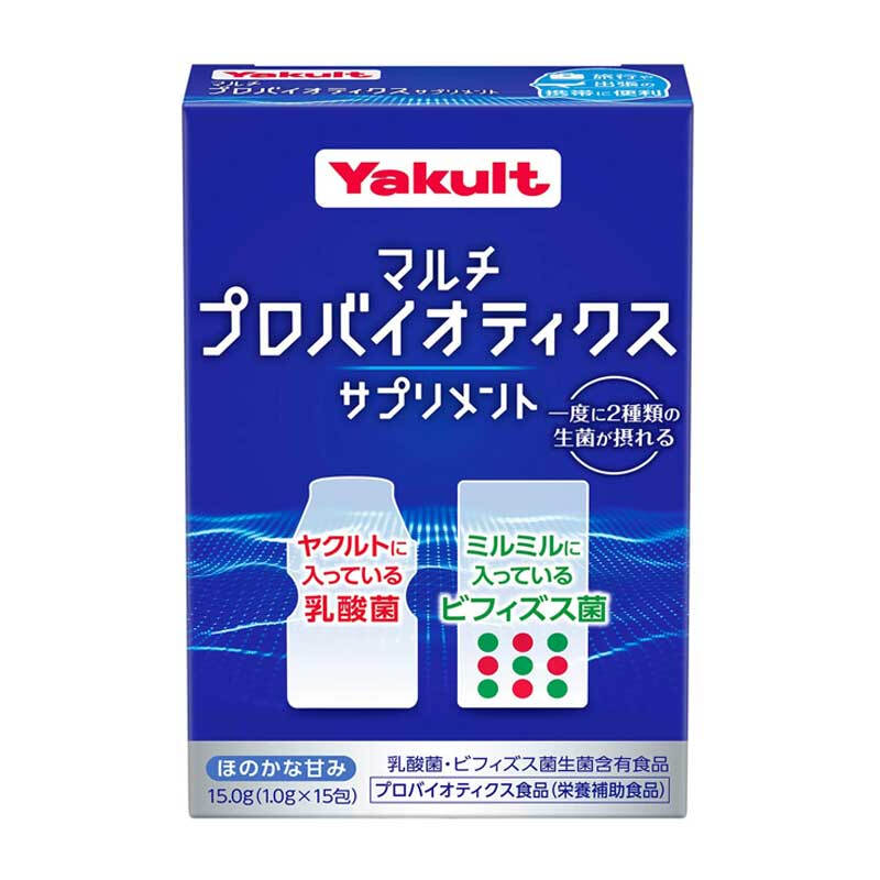 【jd物流 日本直邮】yakult 益生菌补充剂含有乳酸菌双歧杆菌 1g*15包