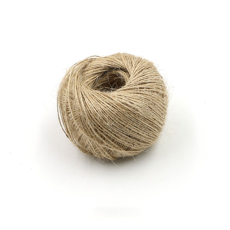 邁利達(dá)黃麻線細(xì)麻繩diy繩子捆綁編織手工文檔袋布藝吊牌裝飾材料 1mm1卷100米