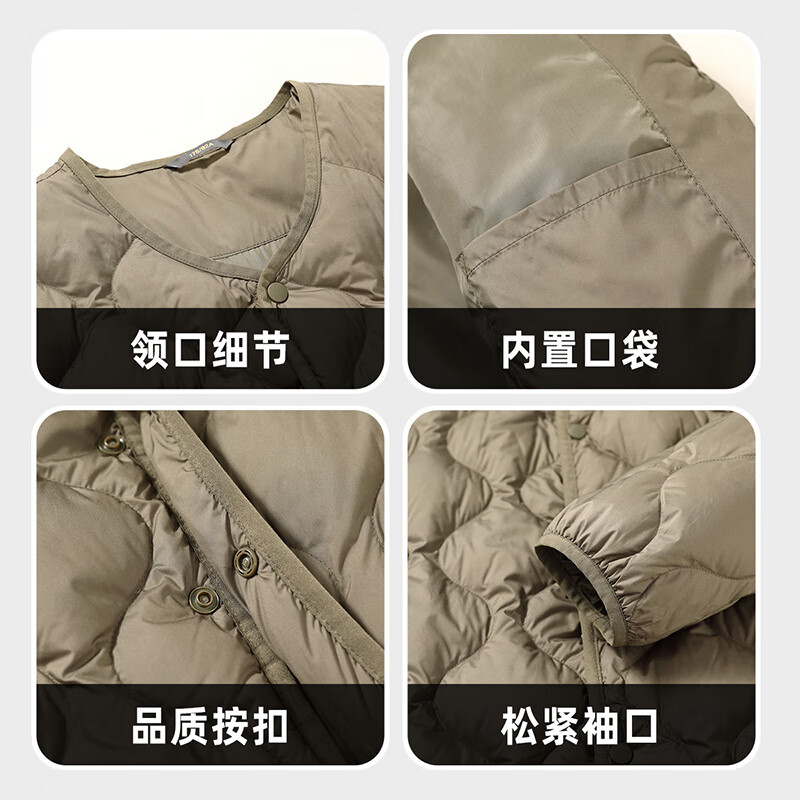 雪中飞2025秋冬轻薄羽绒服男女同款休闲百搭内搭内恤外穿短款保暖外套