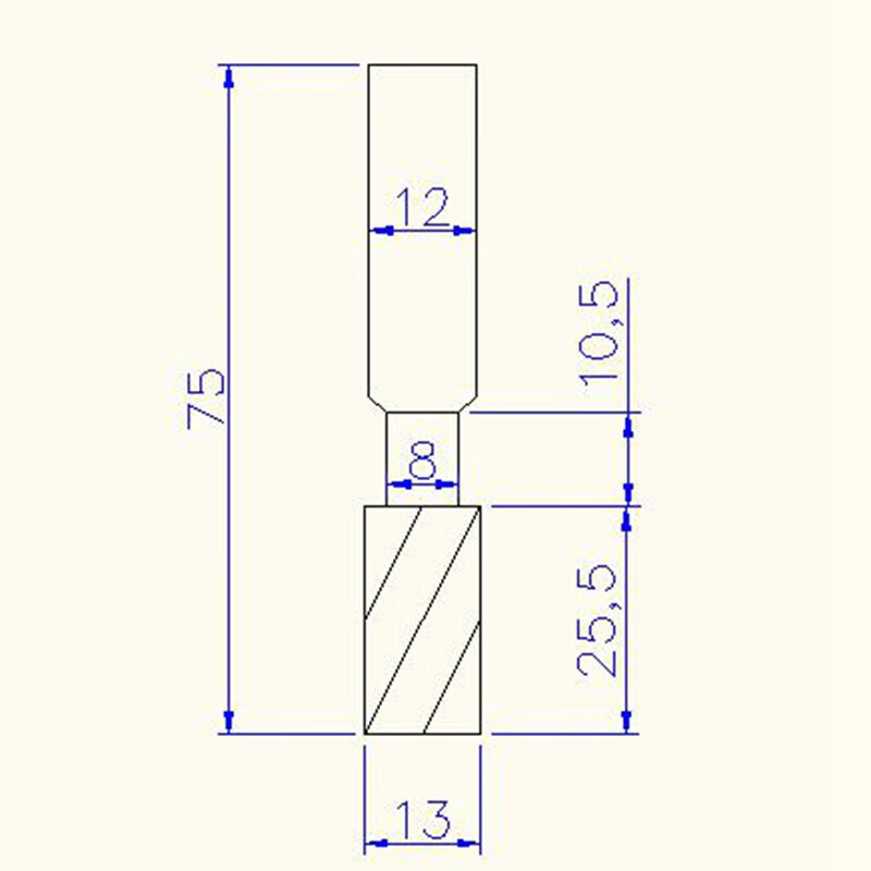 施韵令订做数控刀具焊刃式钨钢t型刀直供标准规格t型刀 att13*25.