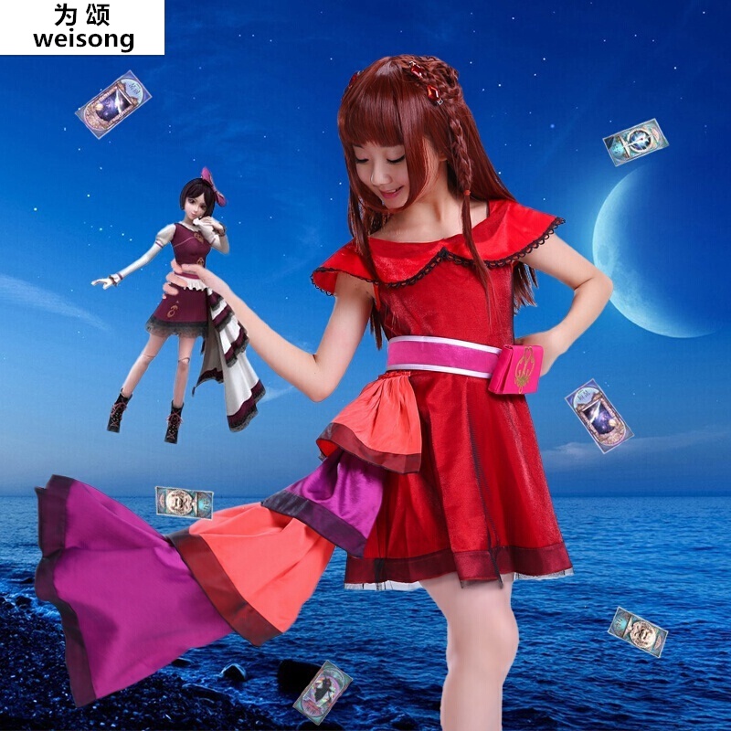为颂(w)叶罗丽cos叶罗丽服装王默陈思思齐娜服装圣诞节儿童cos公主