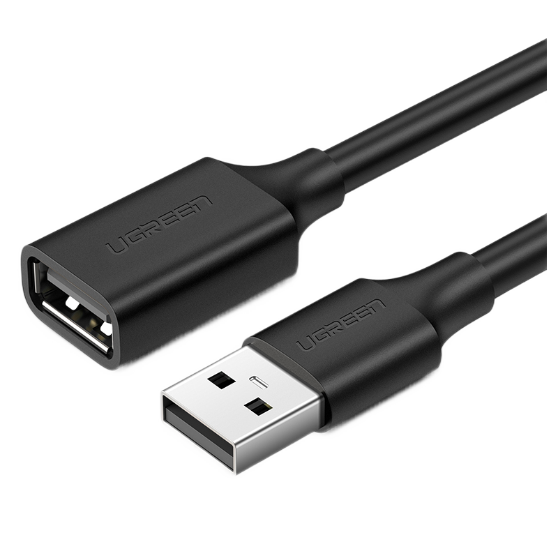 绿联（UGREEN）USB2.0延长线公对母 高速传输数据连接线 电脑U盘鼠标键盘打印机充电器扩展延长加长线1.5米