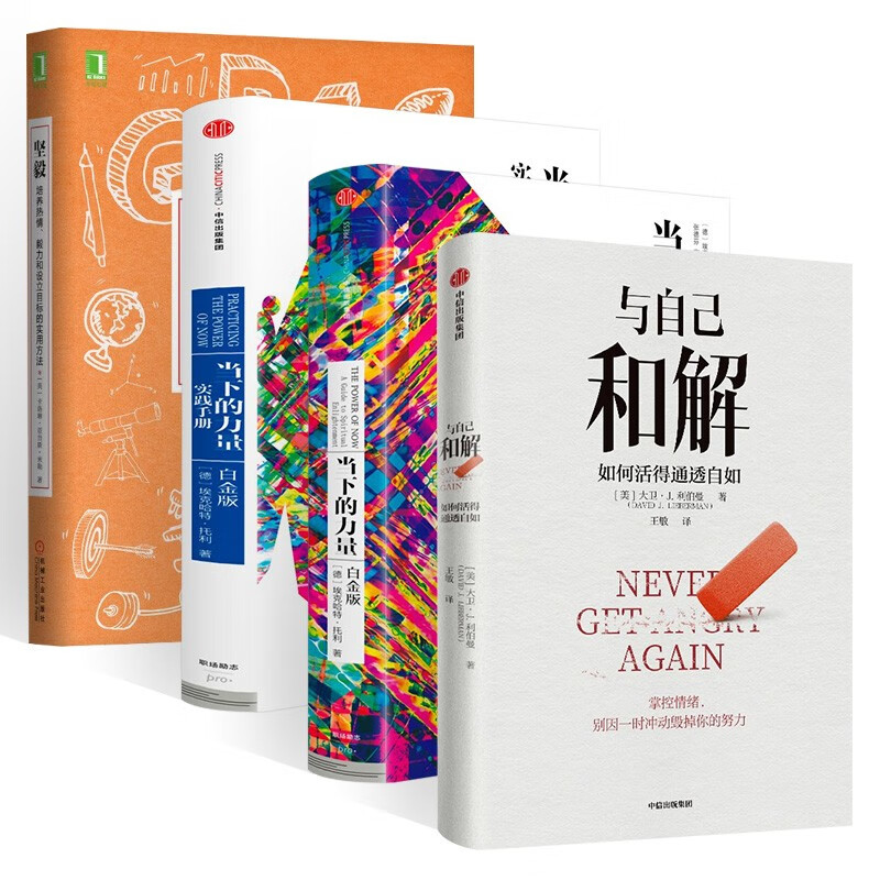 与自己和解+当下的力量+当下的力量实践手册+人间行走（四册）详情图