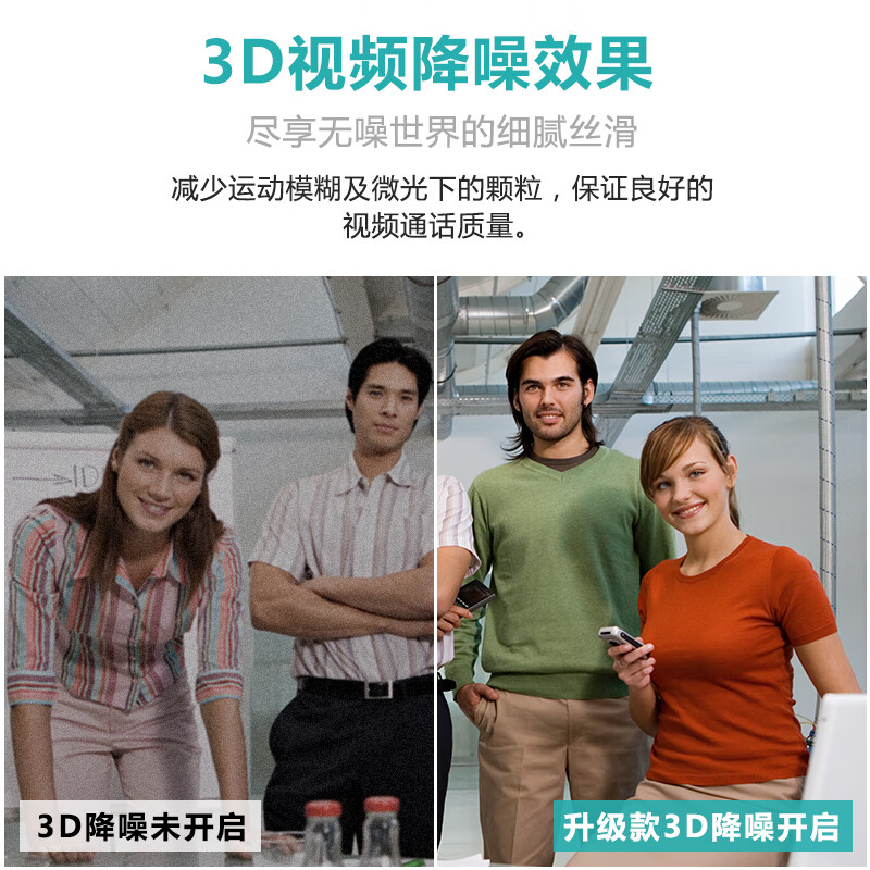 VIZOLINK 电视摄像头2k高清像素自动对焦适配智能电视内置降噪麦克风电视视频通话免驱即插即用 2K W4AS丨3D降噪丨自动聚焦
