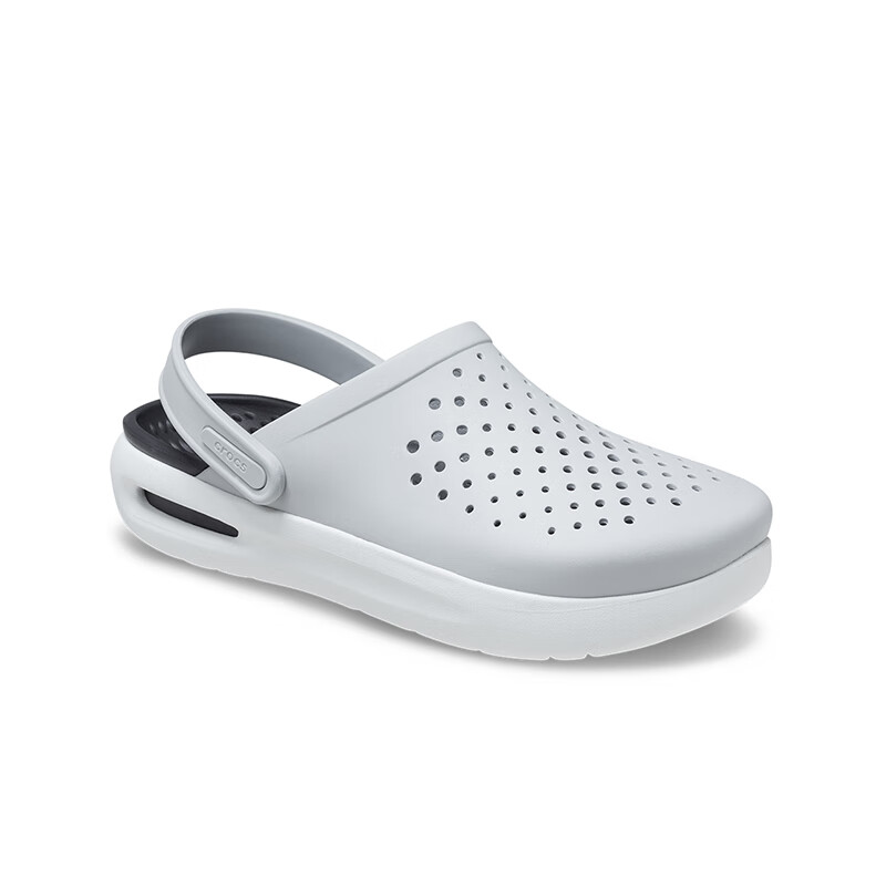 卡骆驰（CROCS）舒乐洞洞鞋沙滩鞋男鞋包头女鞋拖鞋|209964 大气灰-1FT 41 /42(260mm)