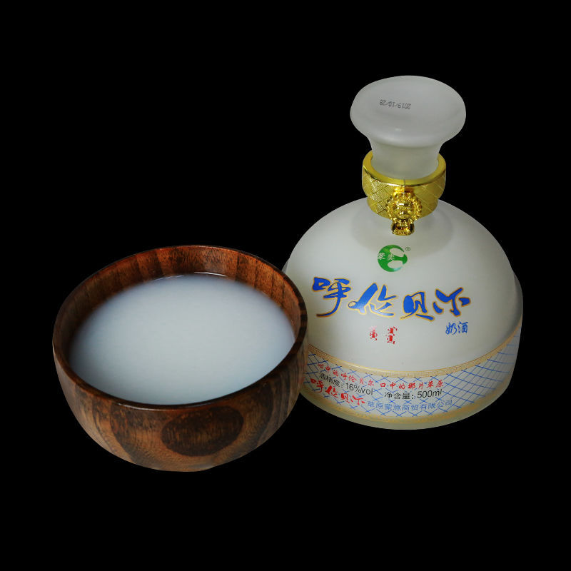 5折 草原乌兰奶酒 500ml/瓶 乳白色马奶酒内蒙古特产16度乌兰奶酒 500