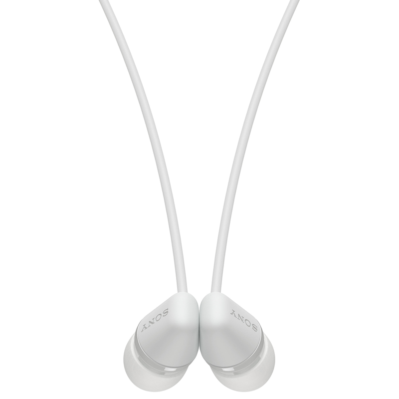 索尼（SONY） WI-C200 颈挂入耳式无线蓝牙耳机挂脖式耳麦立体声 白色