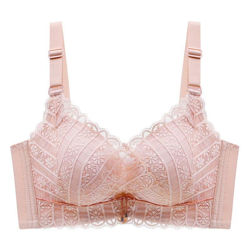 芬腾内衣小胸聚拢显大收副乳调整型文胸莫代尔6cm内杯无钢圈聚拢-c