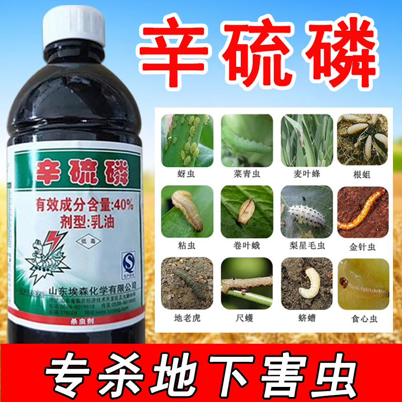 辛硫磷颗粒土壤地下害虫杀虫剂土虫灭根结线虫土蚕蝼蛄地老虎农药酷宁