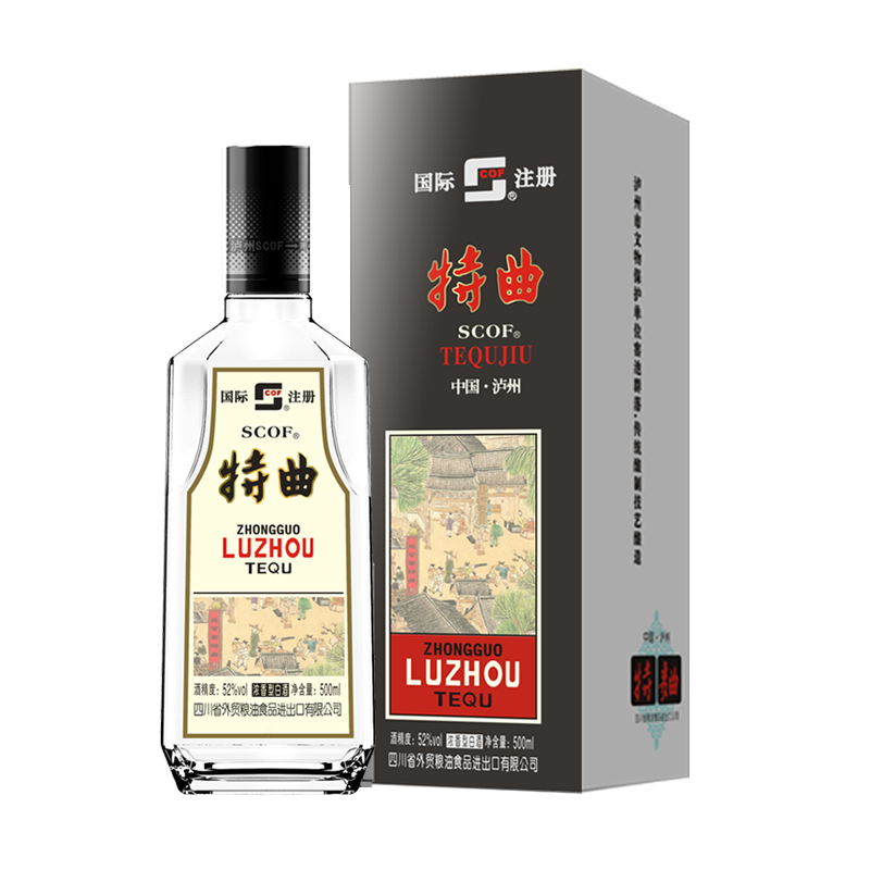 泸州施可富大曲酒厂 scof 工匠特曲 浓香型白酒 500ml